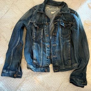 Gently worn small madewell jean jacket